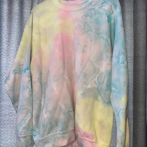 Tye dye crew neck